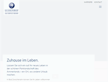 Tablet Screenshot of luisenhof-badzwischenahn.de